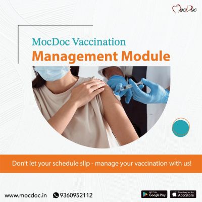 Get ahead of the game with MocDoc’s vaccination module. Scheduling the upcoming vaccination based on the date of the previous dosage is now easy. Say goodbye to missed vaccinations and hello to hassle-free scheduling. Ask for a demo now: https://mocdoc.in/util/clinic-management-system
